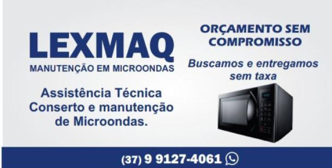 Lexmaq manutenção em microondas. Piumhi MG